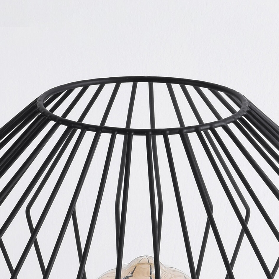 Lampe de table industrielle en métal noir - Spider