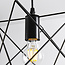 Industriële hanglamp Star in zwart metaal