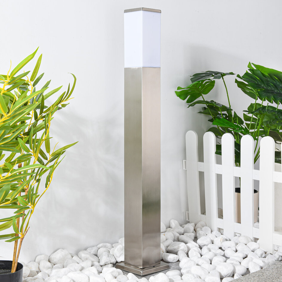 Lampe extérieur en acier inoxydable Luigi, 80 cm