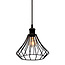 Lampe suspendue Kiki avec lampe à spirale 5W, verre ambré, 1800K, Ø60