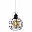 Suspension Hugo incl. ampoule spirale 5W, verre ambré, 1800K, Ø95