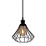 Hanglamp Kiki incl. 5W spiraal lamp, amber glas, 1800K, Ø95