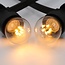 Prikkabel set met 0,7 watt lampen met LEDs  op lange stokjes