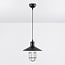 Industriële hanglamp Kiev van zwart staal
