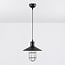 Industriële hanglamp Kiev van zwart staal