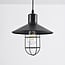 Industriële hanglamp Kiev van zwart staal