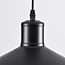 Industriële hanglamp Kiev van zwart staal