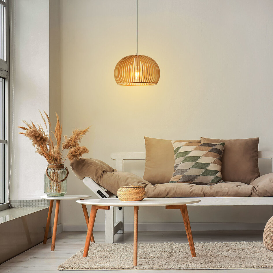 Hanglamp van hout – Jakarta