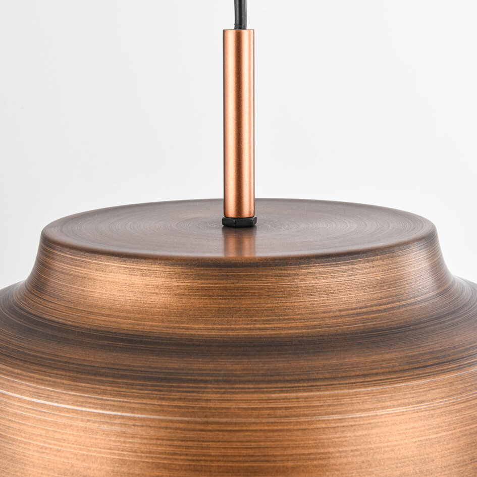 Lampe suspendue rurale en bois naturel - New York