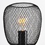 Lampe de table industrielle noire avec construction en métal - Prison