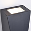 RVS moderne wandlamp zwart 2-lichts - Luisa