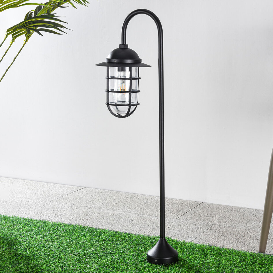 Lampadaire rurale Dave - noire