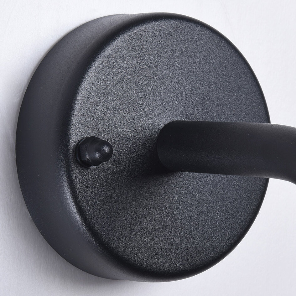 RVS landelijke buitenlamp Davide - zwart