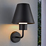 Buiten wandlamp met lampenkap Michelle - zwart