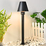 Lampadaire moderne Bruno noire, 80 cm