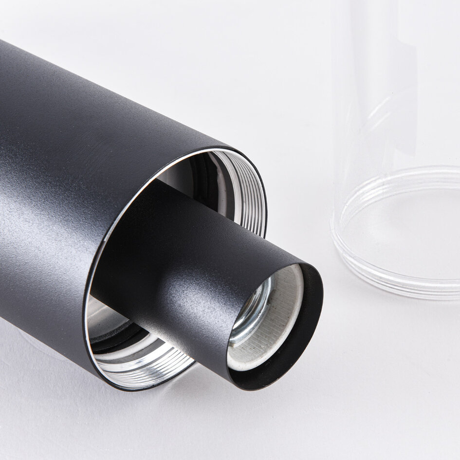 RVS staande buitenlamp  Stella zwart, 80 cm