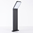 Zwarte staande buitenlamp Francesco - 50 cm met geïntegreerde LED