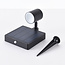 Zwarte solar prikspot buitenlamp - Valerio