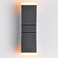 Verstelbare wandlamp Michael 2-lichts - zwart