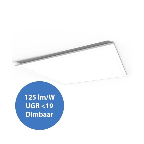 Panneau LED dimmable - 60x60cm - UGR<19 - 30W - 4000K - 125lm/W