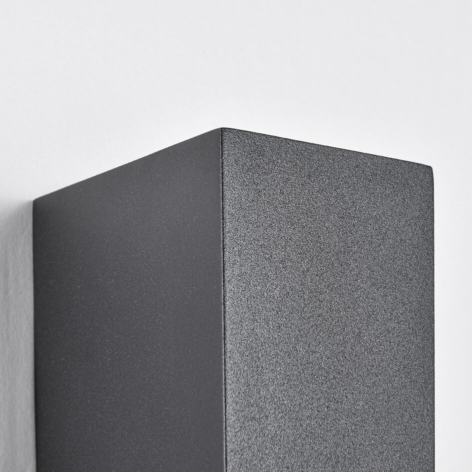 Applique murale carrée moderne Hollandaise - noir