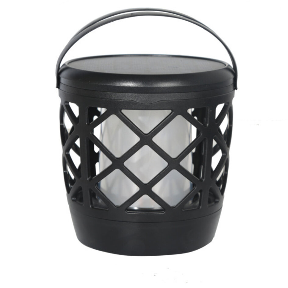 Lampe de table solaire 2W avec effet de flamme