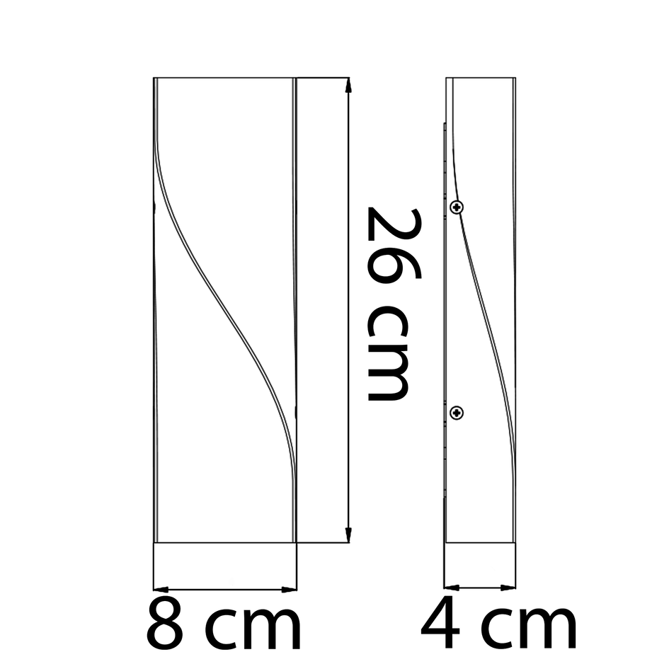 Applique industrielle d'extérieur Aurelia - anthracite
