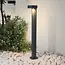 Staande buitenlamp Ferris - 80 cm antraciet met geïntegreerde LED