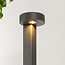 Lampe d'extérieur sur pied Ferris anthracite à LED intégrée - 80 cm