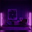 Lampadaire LED moderne avec RGB et télécommande