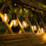 Solar lichtsnoer 15 meter 15 lampjes met hangende fitting, 3W zonnepaneel