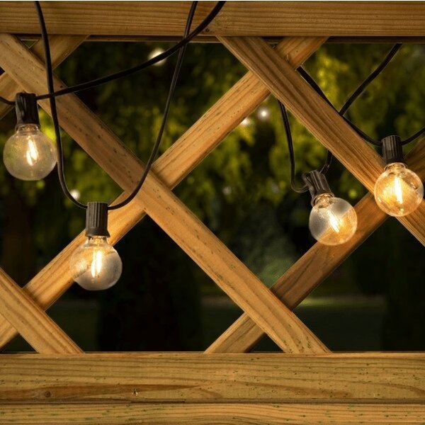 Guirlande lumineuse solaire 10 m, 20 petites ampoules rondes, panneau 3W (IP20)