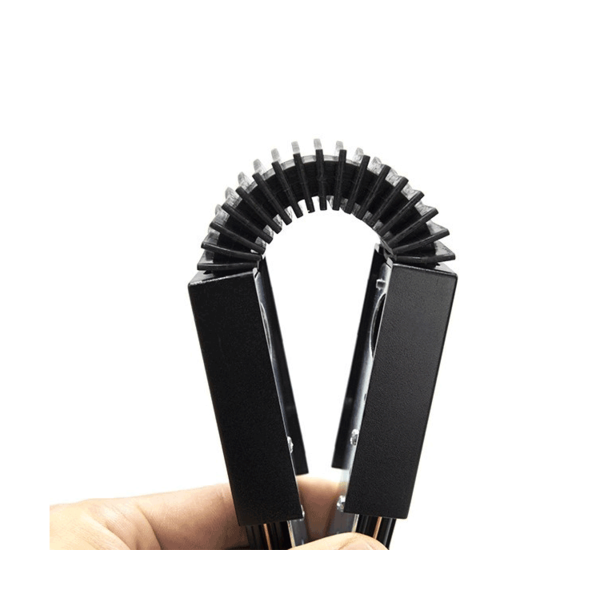 Connecteur flexible pour rail monophasé, noir