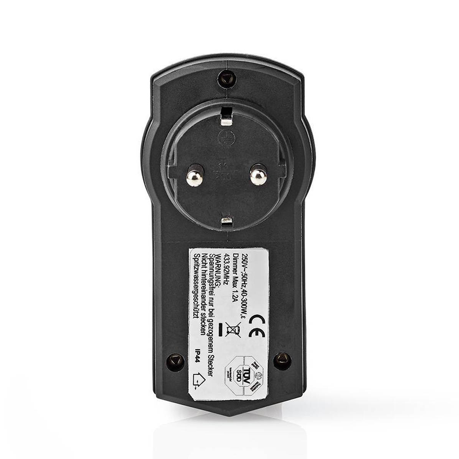 Variateur à fiche avec télécommande pour l'extérieur (IP44)