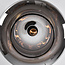 Lampe suspendue moderne noir et or avec verre fumé - Sofito