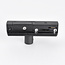 Adaptateur pour suspension sur rail monophasé, noir