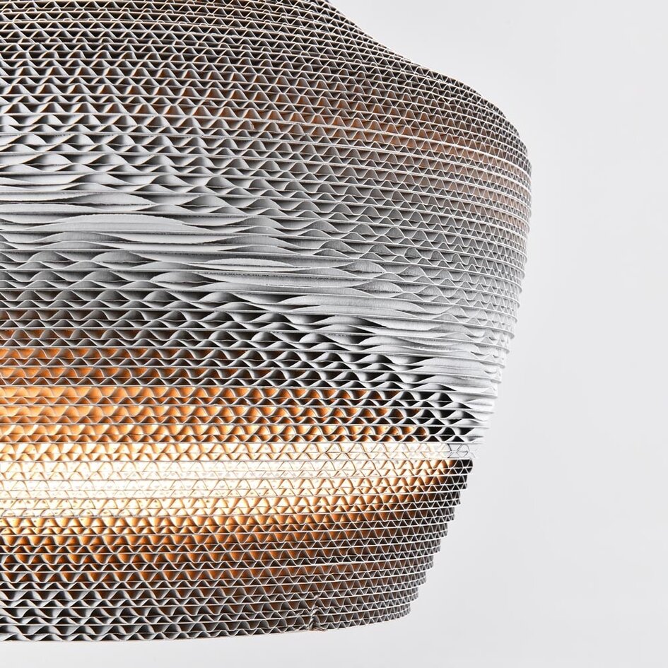 Hanglamp Cato van karton - wit