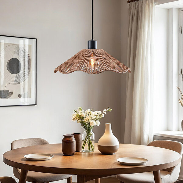 Hanglamp van natuurlijk touw - Artigo