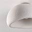Plafonnier Wabi Sabi Stone Craft effet pierre 48 x 38 cm - blanc