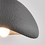 Suspension Wabi Sabi Cemento gris effet pierre - 38 cm