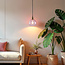 1-lichts hanglamp Liya in rood glas, variant 2