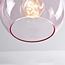 1-lichts hanglamp Liya in rood glas, variant 1