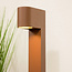 Smart staande buitenlamp roestbruin 70 cm incl. 4,9W Wifi  LED lamp - Simone