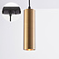 Suspension tube Simon pour rail monophasé, doré