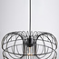 Industriële hanglamp Hilo in zwart metaal