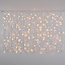 Rideau lumineux reliable blanc | à partir de 2 mètres | 300 LEDs | 2200K extra blanc chaud avec scintillement | caoutchouc