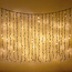 Rideau lumineux noir reliable | à partir de 2 mètres | 300 LEDs | 2200K blanc extra chaud | caoutchouc