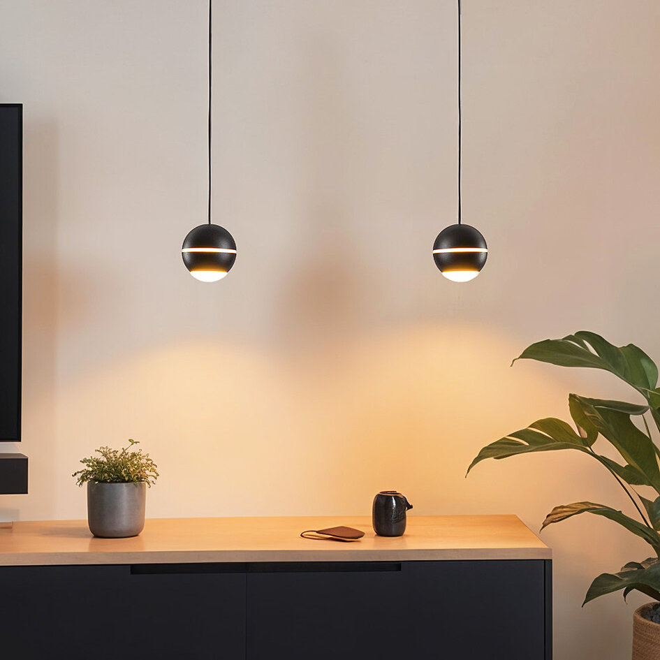 7W railspot 1-fase Ona met dimbare LEDs - zwart (prijs per stuk)