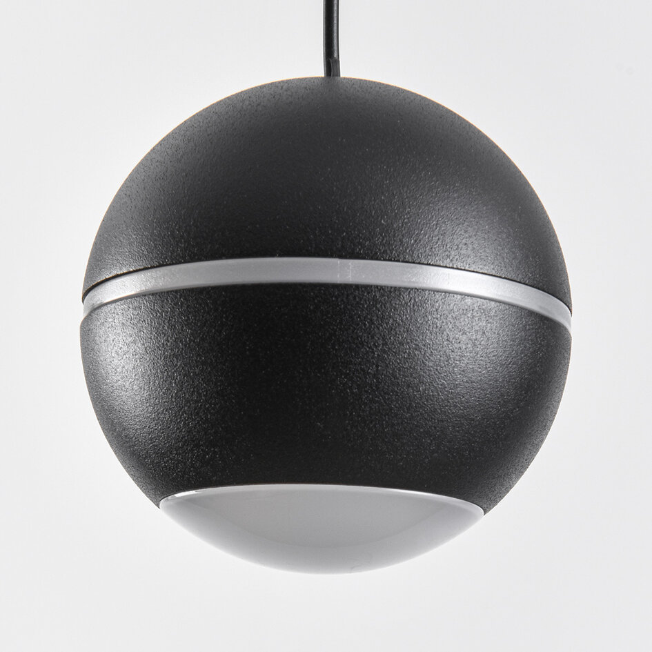 Spot sur rail monophasé Ona 7 W à LED dimmable, noir