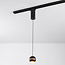 Spot sur rail monophasé Ona 7 W à LED dimmable, noir